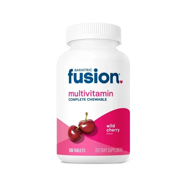 Bariatric Fusion Multivitamin Complete Chewable Wild Cherry 120 Tabs Masticables