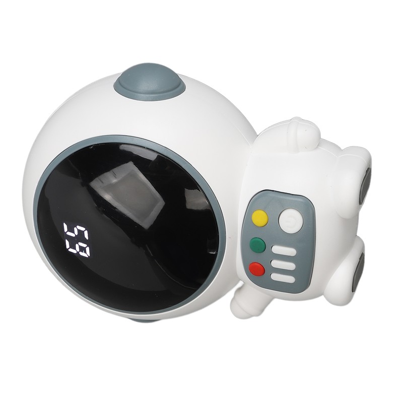 Astronaut Shaped Cute Hand Warmer Digital Display USB Rechargeable 2