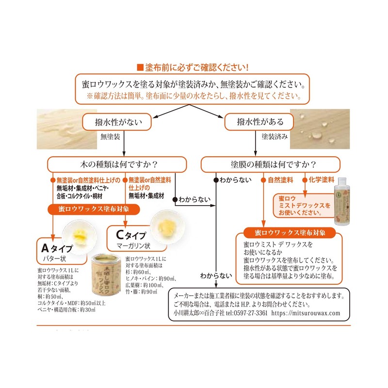 Unbleached Beeswax Wax 10.1 fl oz (300 ml), C Type