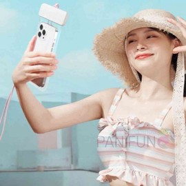 Funny Smartphone Crossbody Clutch Waterproof Bag 02 Slide Waterproof Bag - Black