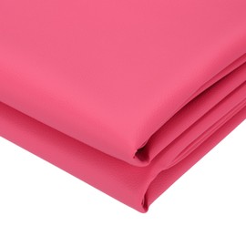 PATIKIL 63x39.4in Faux Leather Sheets, Faux Leather Fabric Sheets Vinyl Fabric Synthetic Soft Waterproof PU for Replacement Upholstery Car, Rose Red