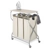 Whitmor Easy-Lift Triple Sorter with Folding Table