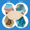 Falling in Art 10x11 Wooden Hexagon Shaped Panel Boards Kit,