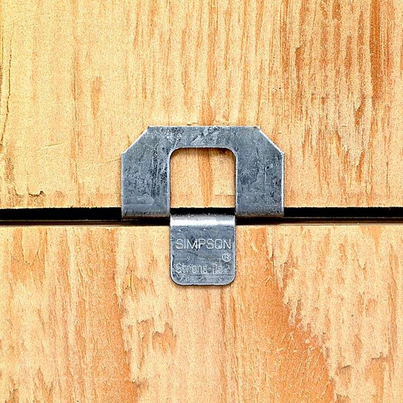 Simpson Strong-Tie PSCL 1/2-20-Gauge Panel Sheathing Clip for 1/2" Plywood