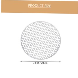 BIUDECO Round Stainless Steel Grill Mesh BBQ Accessory for Cooking for Vegetables Meat Fish More Picnic Grill Net for Outdoor Barbecues