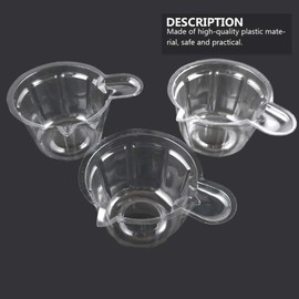 Healifty 100Pcs Urine Cups Plastic Urine Collection Cups 40ml Disposable Urine Specimen Cups Holder for Pregnancy Ovulation Test
