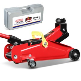 CAAP DRIVEN Low-Profile Hydraulic Cart Service Jack, 1.5-Ton (3000 lbs) Lifting Capacity, Range 5.3" to 12" for Garage, Shop, Auto Repair CAAP-TOLS-FJK-15-RD