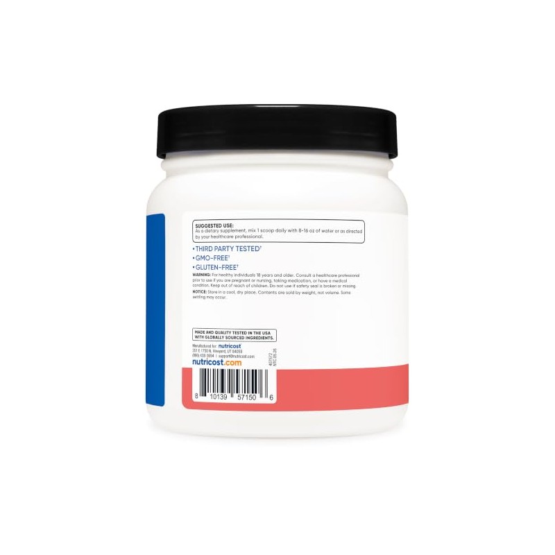 Nutricost BCAA Powder 211 (Watermelon) - 500 Grams by Nutricost