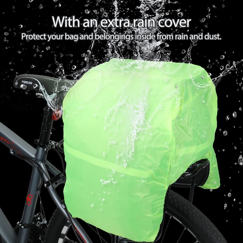 BAIGIO Bike Pannier Bag Waterproof Bicycle Rear Seat Trunk Panniers