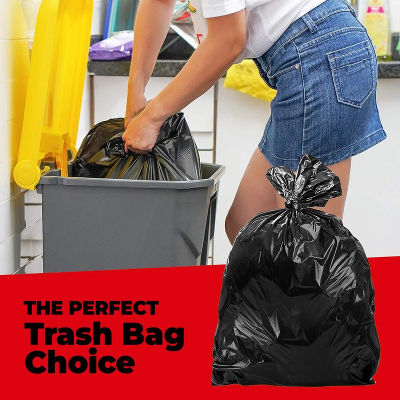 ToughBag 55 Gallon Trash Bags (32 Count) Heavy Duty Trash