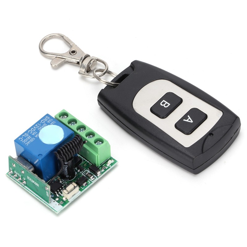 Wireless Remote Control Switch Transmitter Receiver SingleChannel Learning Wireless Control