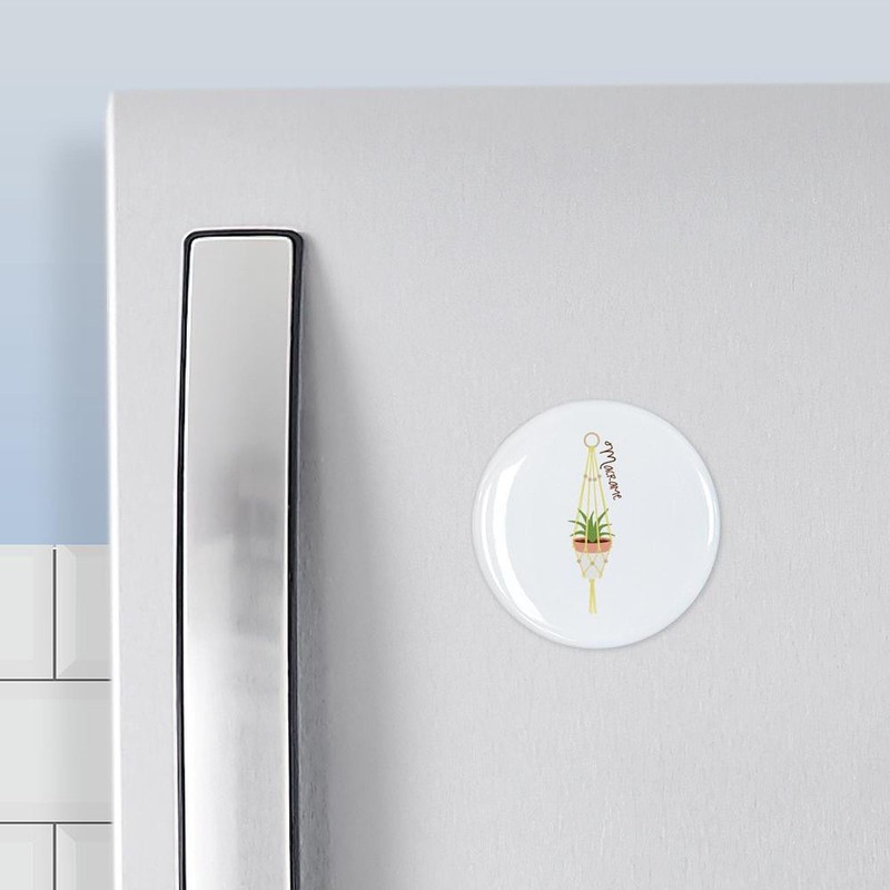 CafePress Macrame Hanger Magnets 2.25" Round Magnet (10 pack)