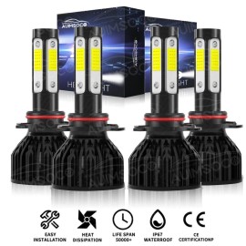AUIMSOCO LED Headlights Lights Bulbs for Chevy Silverado 1500 2500HD 3500 1999-2006