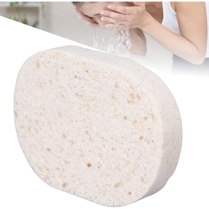 Dos esponjas limpiadoras faciales exfoliantes. Esponja exfoliante de nido de