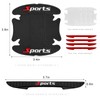 NYTKL 8PCS Car Door Handle Protector, Sports Car Door Cup