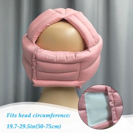 XCSJ Soft Protective Helmet for Elderly, Adjustable Elderly Protective Hat, Breathable, Comfortable Protective Helmet for Head Protection, Seniors, Anti-Fall Head Protection, Suitable for Head