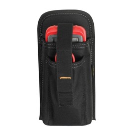 CLC Custom Leathercraft Large Electric Meter/Tester/Phone Holder, Black