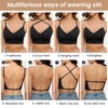 Niwicee Bra Women's Without Underwire Bra Backless for Women, Convertible