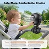 Bladeless Portable Baby Stroller Fan 4000mAh Black