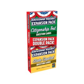 Semper Smart Games Election Night! Game Expansion Cards Double Pack: for Use with Election Night Game to Make Learning U.S. Civics and State Capitals Fun