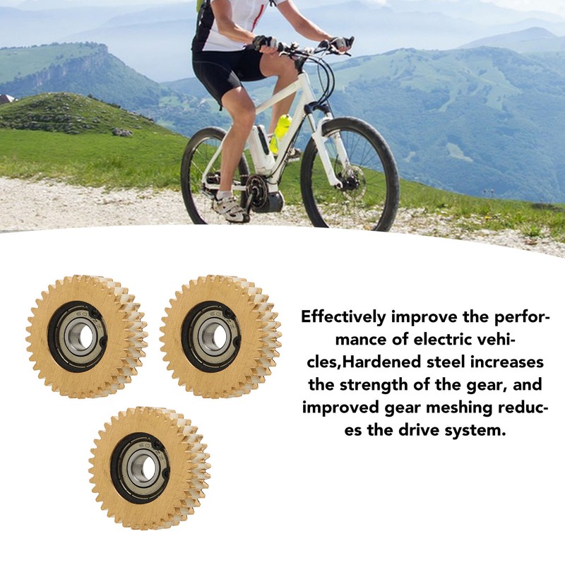 3 PCS Electric Bicycle 36T Motor Gears Light Weight 38mm