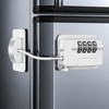 Child Proof Fridge Locks with 4 Code Password, Refrigerator Combination