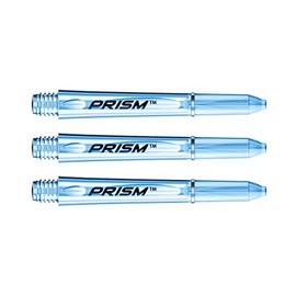 WINMAU Prism 1.0 Blue Short Polycarbonate Dart Stems - 1 Set per Pack (3 Shafts Total)