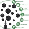 Pack of 90 Rubber Grommets, 6 Sizes Cable Grommet Rubber,