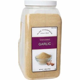 Olde Thompson Minced Garlic, Bulk - Must have Kitchen Essential, Pantry Necessity, Great for Fish, Poultry and Meat, Savory Dishes, Perfect for Cooking and Grilling, Food service, 112 Ounce