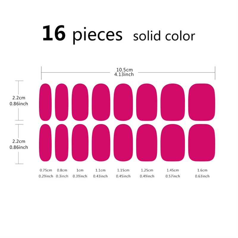 [YUANLIFE] ネイルシール 手用 3枚入り 貼るだけ 純色 キラキラ ネイルステッカー ショートネイル オフィスネイル