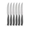 Wolfgang Puck 6 Piece Stainless Steel Steak Knife Set-Black-NEW IN