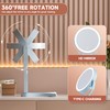 Makeup Mirror with Lights 2000mAh Rechargeable Travel Mirror