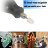 Luo ke 30 Pcs Wool Felt Polishing Bits, 3/32'' Shank