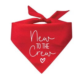 New to The Crew Triangle Dog Bandana (Assorted Colors)