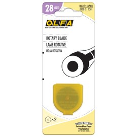 Olfa Rotary Blade Refills 28mm 2/Pkg