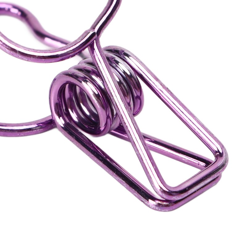 100Pcs Bear Binder Clamps Cute Shape Strong Clamping Sturdy Metal