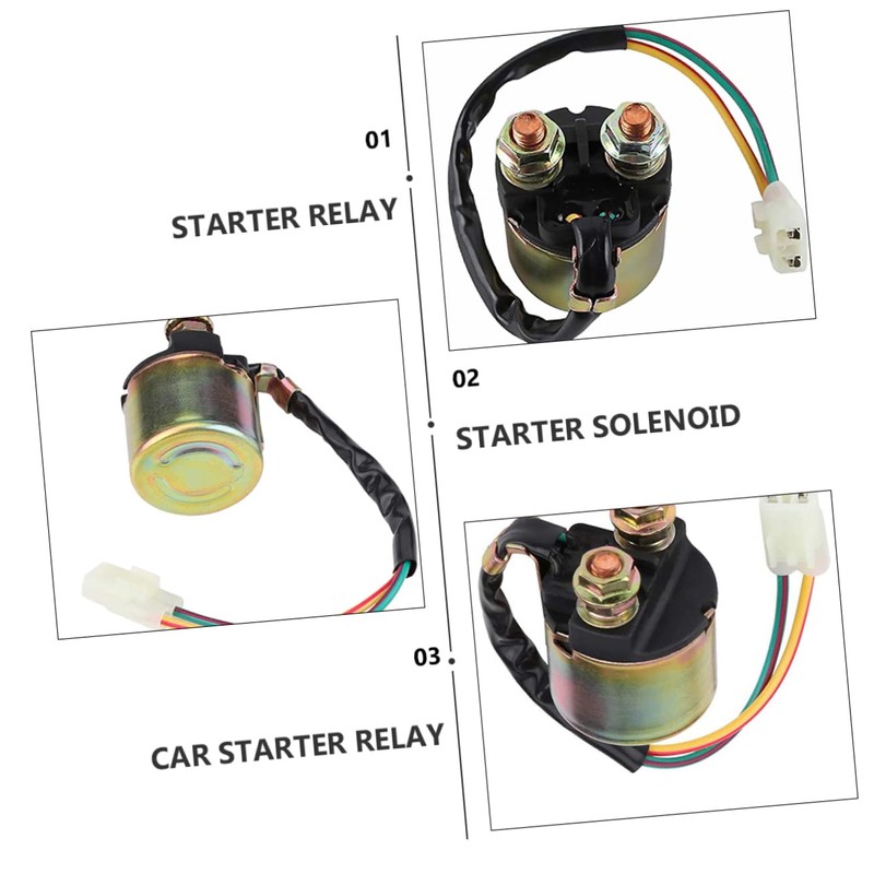 Mobestech Replacement Starter Solenoid Relay 12v Strong Reliability Fit Trx350/trx400