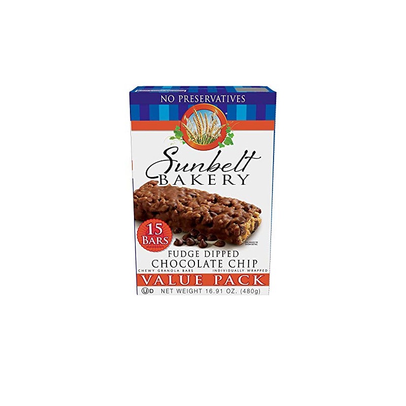 Subelt Fudge Dipped Chocolate Chip Chewy Granola Bars | 4