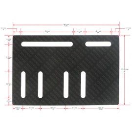 Tech Team #00913 Headboard Adapter Modification Plates, for King and Queen Size Bed Frames, 2 Pieces, Hardware Included
