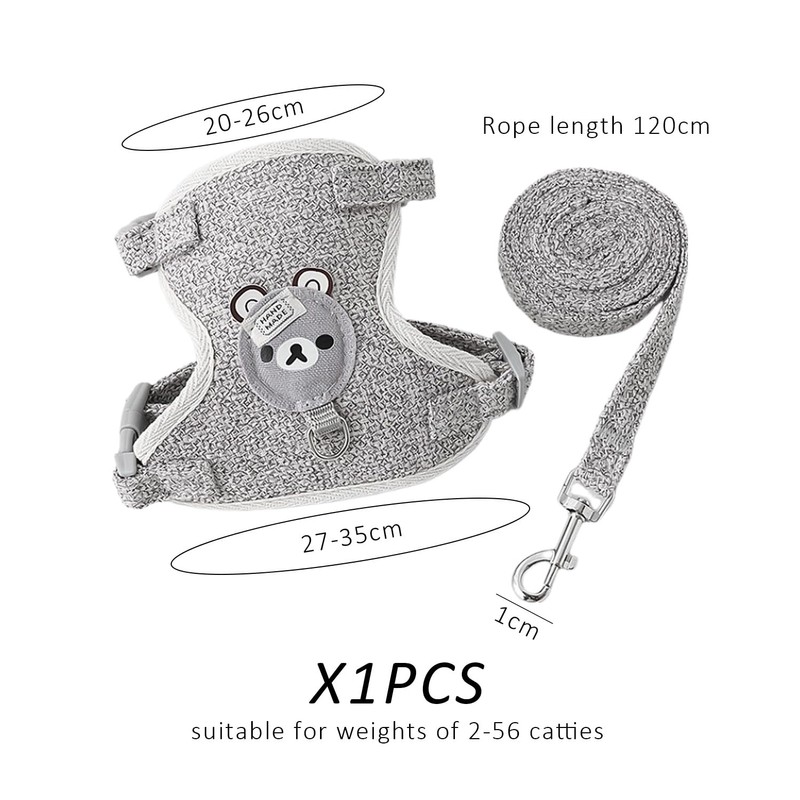 1 Piece Rabbit Leash, Rabbit Accessories, Harnesses, Collars and Leashes