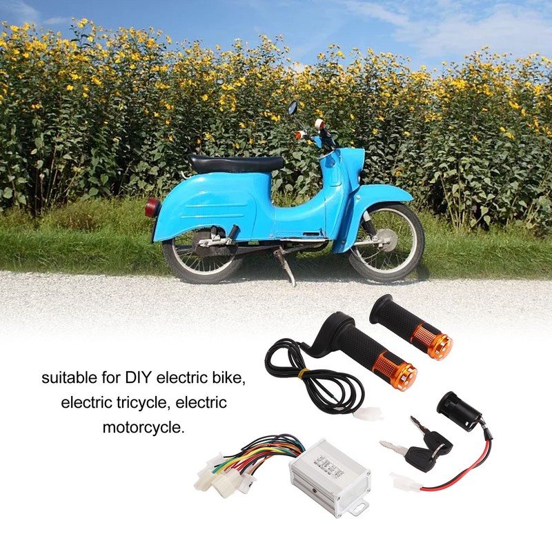 Electric Bike Speed Controller Brushed 24V 250W Aluminum Alloy Electric