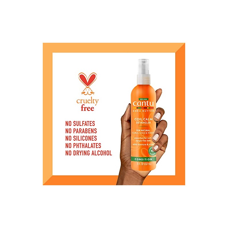 Cantu Coil Calm Detangler, 8 Fluid Ounce