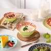 Metahom Ceramic Cereal Bowls, 23 Oz Colorful Soup Bowls, Deep
