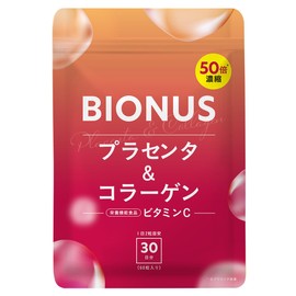 ビオナス プラセンタ 50倍濃縮 510,000mg 60粒 30日分 [アスタキサンチン ビタミンc セラミド コラーゲン プロテオグリカン エラスチン]…