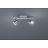 Reality Leuchten LED Deckenleuchte Roubaix R82152107, Metall, Nickel matt, Acryl