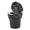 Car Ashtray DiamondStudded Smokeless Container with LED Light Indicator Multifunctional