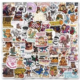 106 PCS Dungeon Crawler Carl Stickers Pack, for Water Bottle, Laptop, Phone, Scrapbook, Hard Hat, Bumper, Party Decoration Stickers, Art & Crafts