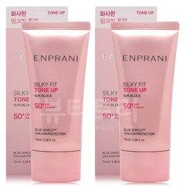 Enprani Silky Fit Sunblock 70ml + 70ml / 엔프라니 실키핏 선블록 70ml + 70ml