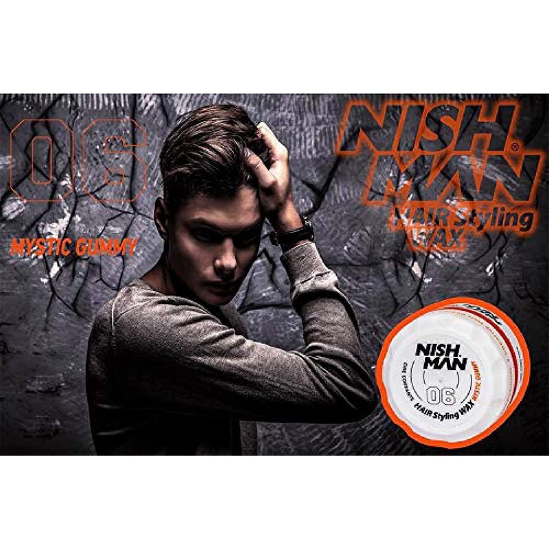 Nishman 06 Styling Wax for Peach Scented Hair 150 ml