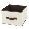 mDesign Set of 2 Fabric Storage Boxes - Wardrobe Organiser